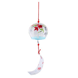 Windchime de verre de style japonais de 7x8cm accrochant décorent les cloches de vent de verre à la maison 3 #