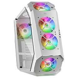 Boîtier ATX semi-tour Mars Gaming MC51W Blanc 