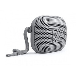 Muse Enceinte Portable Premium Bass Boost Bluetooth IPX4 avec Dragonne de Transport Gris 