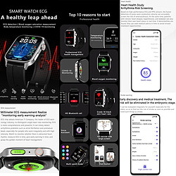 Yonis Montre Connectée Santé Avancée ECG Oxygène