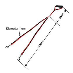 Acheter Universal Laisse en nylon à 2 voies pour chien à double corde à plomb sans enchevêtrement Traction durable Traction Traction Traction Poilu 2 chiens Manche douce rembourrée |