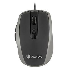 NGS WIRED MOUSE TICK SILVERUSB- Optique DPI switch 800/1600- 6 boutons