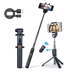 Wewoo Support APL-D3 Universal Live Broadcast Alliage d'aluminium Bluetooth Selfie Stick multifonction avec trépied 