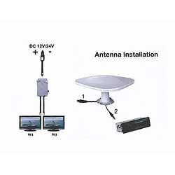 Avis Antenne numérique omnidirectionnelle TNT Travel-Air-II – HDTV DVB-T/T2 ISDB-T DTMB ATSC DAB AM FM, pour camping-car caravane bateau camion