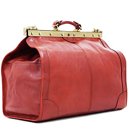 Sac de voyage en cuir KATANA Doctor Bag - rouge KAT-8256-08-ROUGE.