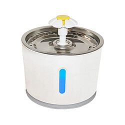 Universal Fontaine d'eau pour chat automatique avec filtre 2.4L distributeur d'eau pour animaux domestiques électrique USB LED distributeur d'eau pour chiens et chats éleveurs de chats | Fournitures d'arrosage pour l'alimentation des chats (gris) 