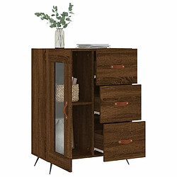 Acheter Maison Chic Buffet,Meuble de Rangement,commode pour salon,Cuisine chêne marron 69,5x34x90 cm bois d'ingénierie -MN32292