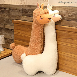 Avis Universal 75cm Mignon Alpaca Peluche Petit Alpaca Japonais Douce Peluche Mignon Agneau Chameau Filles Cadeaux |(brun)