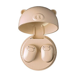 Universal Mignon cochon tws bouchon d'oreille v5.0 vrai casque bluetooth sans fil mini casque 