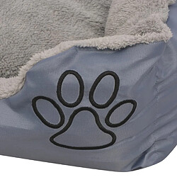 Acheter Maison Chic Niche Lit pour chien | Panier couchage pour chiens avec coussin rembourré Taille XXL Gris -GKD46300