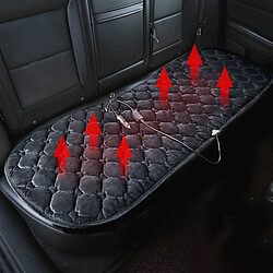 Wewoo Couverture chauffante de coussin de siège de voiture arrière 12V pour chauffée en hiver noir 