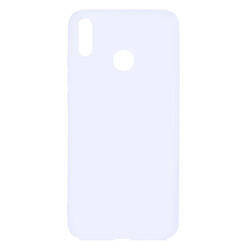 Coque en TPU solide mou mat de couleur blanc pour votre Huawei Honor Play