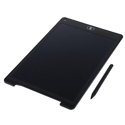 12 tablette D'écriture LCD Portable Enfants Dessin Numérique Tablette D'écriture Noir