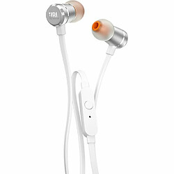 Ecouteurs intra auriculaires JBL T290 Argent pas cher