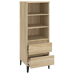 Avis vidaXL Buffet haut Chêne sonoma 40x36x110 cm Bois d'ingénierie