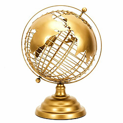 Paris Prix Globe Terrestre en Métal Déco Monde 28cm Or