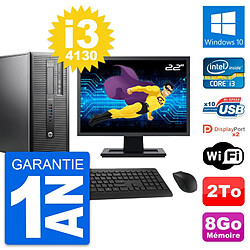 PC Tour HP ProDesk 600 G1 Ecran 22" i3-4130 RAM 8Go Disque 2To Windows 10 Wifi · Occasion 