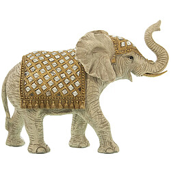 Figurine Décorative Alexandra House Living Blanc Plastique Eléphant 18 x 37 x 31 cm 