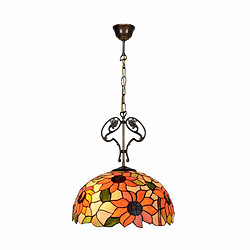 Suspension Viro Diamond Ambre Fer 60 W 40 x 135 x 40 cm 