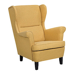 Beliani Fauteuil Jaune ABSON