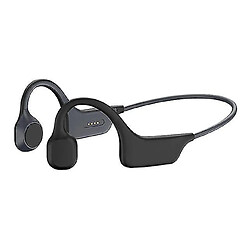 Universal Bluetooth 5.0 Casque sans fil Casque à conduction osseuse Casque sport extérieur (noir)