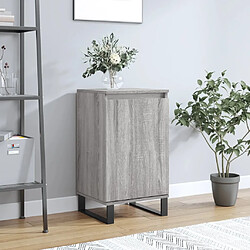 vidaXL Buffet sonoma gris 40x35x70 cm bois d'ingénierie