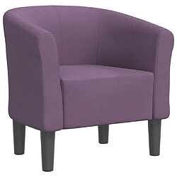 vidaXL Chaise cabriolet violet tissu