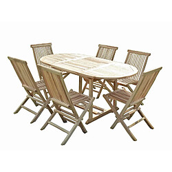 Ensemble table & chaises C&L Jardin