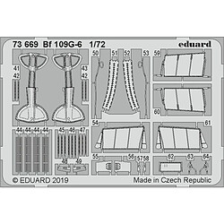 Bf 109G-6 for Tamiya - 1:72e - Eduard Accessories 