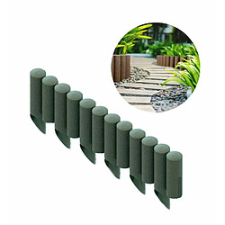 Green-split Bordure Jardin Plastique vertes 2,3m x 25,5cm | Bordure Jardin | Bordures de Jardin