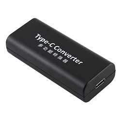 Wewoo Chargeur Adaptateur de connecteur d'alimentation femelle carré / vers USB-C / type C avec câble USB-C / C de 15 cm