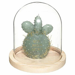 Bougie avec Cloche en Verre Jardin 145g Vert