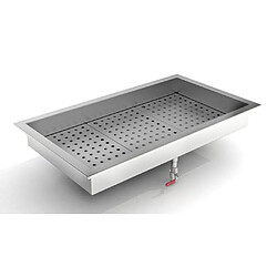 Bac à Glace Pilée Intégré 3/1GN - Combisteel 