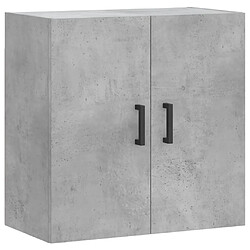 Maison Chic Armoire murale,Meuble de Rangement pour salon,cuisine gris béton 60x31x60 cm bois d'ingénierie -MN79997