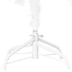 Avis vidaXL Arbre de Noël artificiel pré-éclairé et boules blanc 150 cm PVC