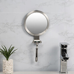 Avis Universal Miroir de salle de bains acier inoxydable anti-brouillard miroir de douche salle de bains miroir de rasage miroir de toilette mural ventouse pour salle de bain