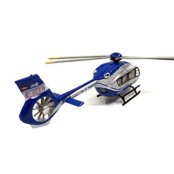 Réaliste Airbus H145 Polizei HO 1:87 Échelle Hélicoptère Avions Alliage En Plastique Modèle Kit Avion Jouet Garçons Enfants Cadeau pas cher