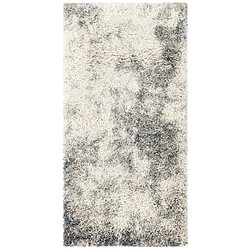 Hadorn Tapis shaggy 120x62 beige - gris Lachen Haze 