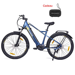 Vélo de trekking Eleglide C1 avec moteur à entraînement central de 250 W, roues de 27,5 pouces