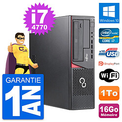 PC Fujitsu Esprimo E720 DT Intel i7-4770 RAM 16Go Disque Dur 1To Windows 10 Wifi · Occasion 