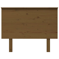 Avis Maison Chic Tête de lit scandinave,Meuble de chambre Marron miel 104x6x82,5 cm Bois massif de pin -MN44589