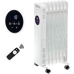 MARQUE DISTRIBUTEUR Radiateur à bain d'huile sur roulettes 2500W Optimea Chauffage mobile Le radiateur à huile Optimea 2500W allie puissance et mobilité grâce à ses 4 roulettes. Avec ses ...