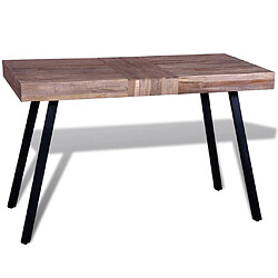 vidaXL Table Teck recyclé