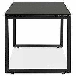 Avis Paris Prix Bureau Design Abigano 160cm Noir