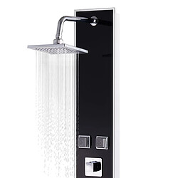 Avis vidaXL Panneau de douche Verre 18 x 42,1 x 120 cm Noir