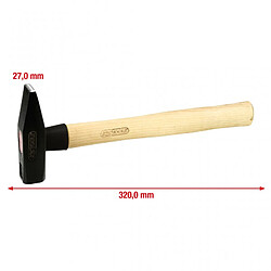 KS TOOLS 142.1330 Marteau de mécanicien manche Hickory, 350g