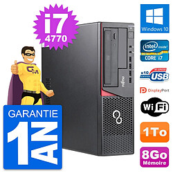 PC Fujitsu Esprimo E720 DT Intel i7-4770 RAM 8Go Disque Dur 1To Windows 10 Wifi · Occasion 