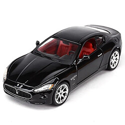 Universal 1:24 Maserati Granturismo Sports Car Véhicules moulés statiques CONCUTÉS MODÈLE COLATES TOYS (NOIR) 