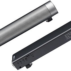 Acheter Wewoo Enceinte Bluetooth noir Barre de son Lecteur MP3 USB 2.1CH Sound Bar Haut-parleur avec Télécommande