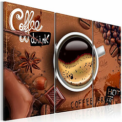 Paris Prix Tableau Imprimé Cup of Hot Coffee 80 x 120 cm 